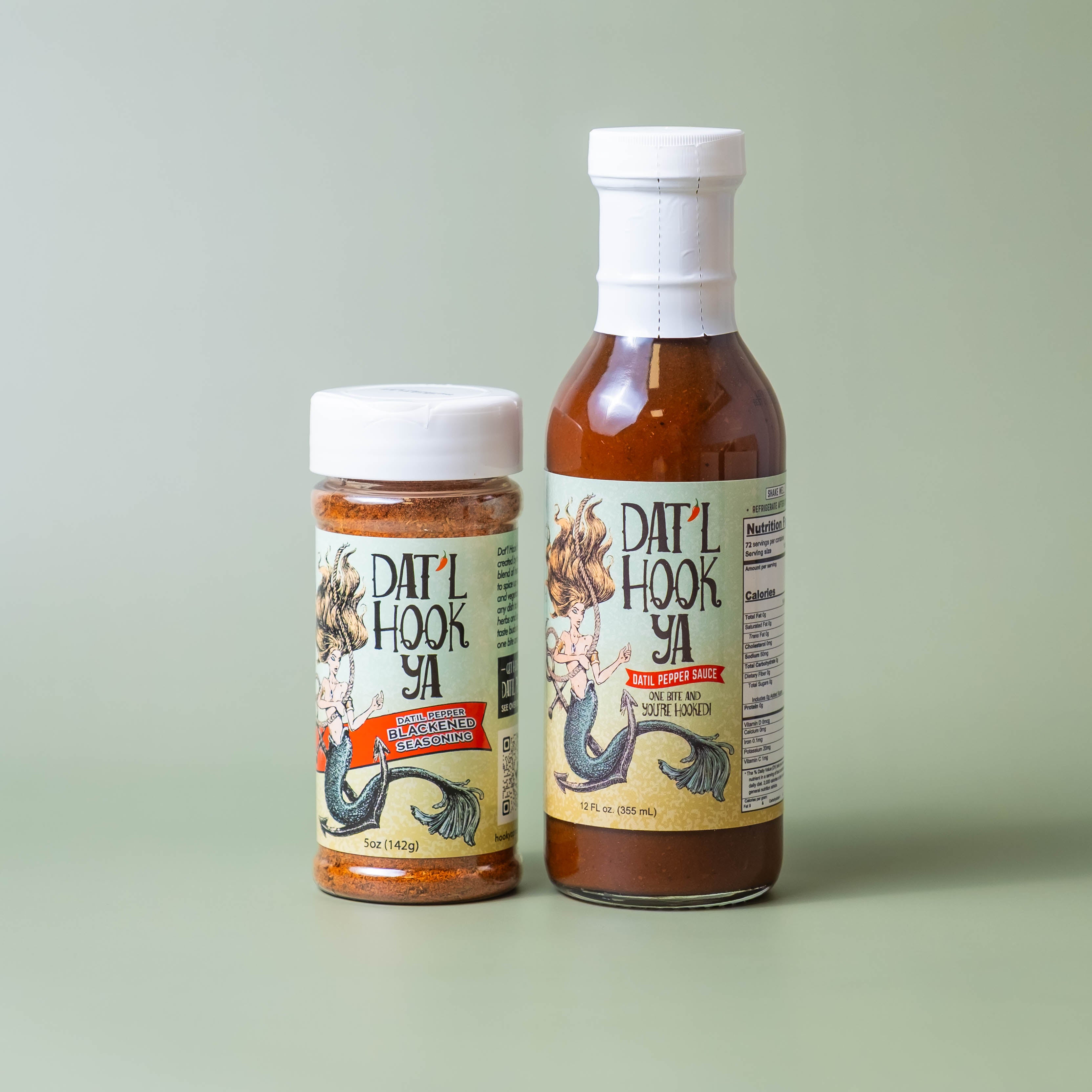 Dat'l Hook Ya Pepper Sauce + Seasoning