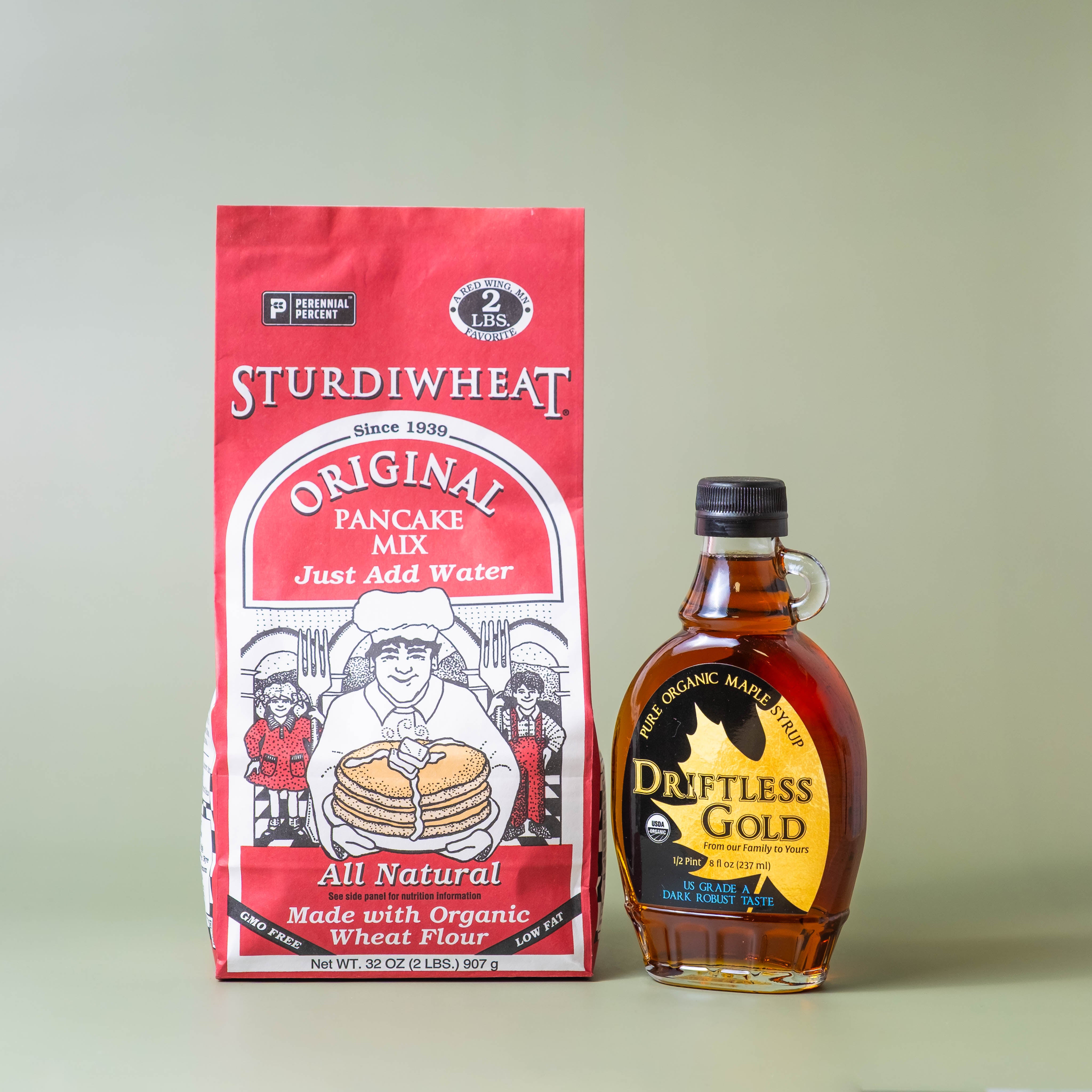 Organic Maple Syrup + Pancake Mix