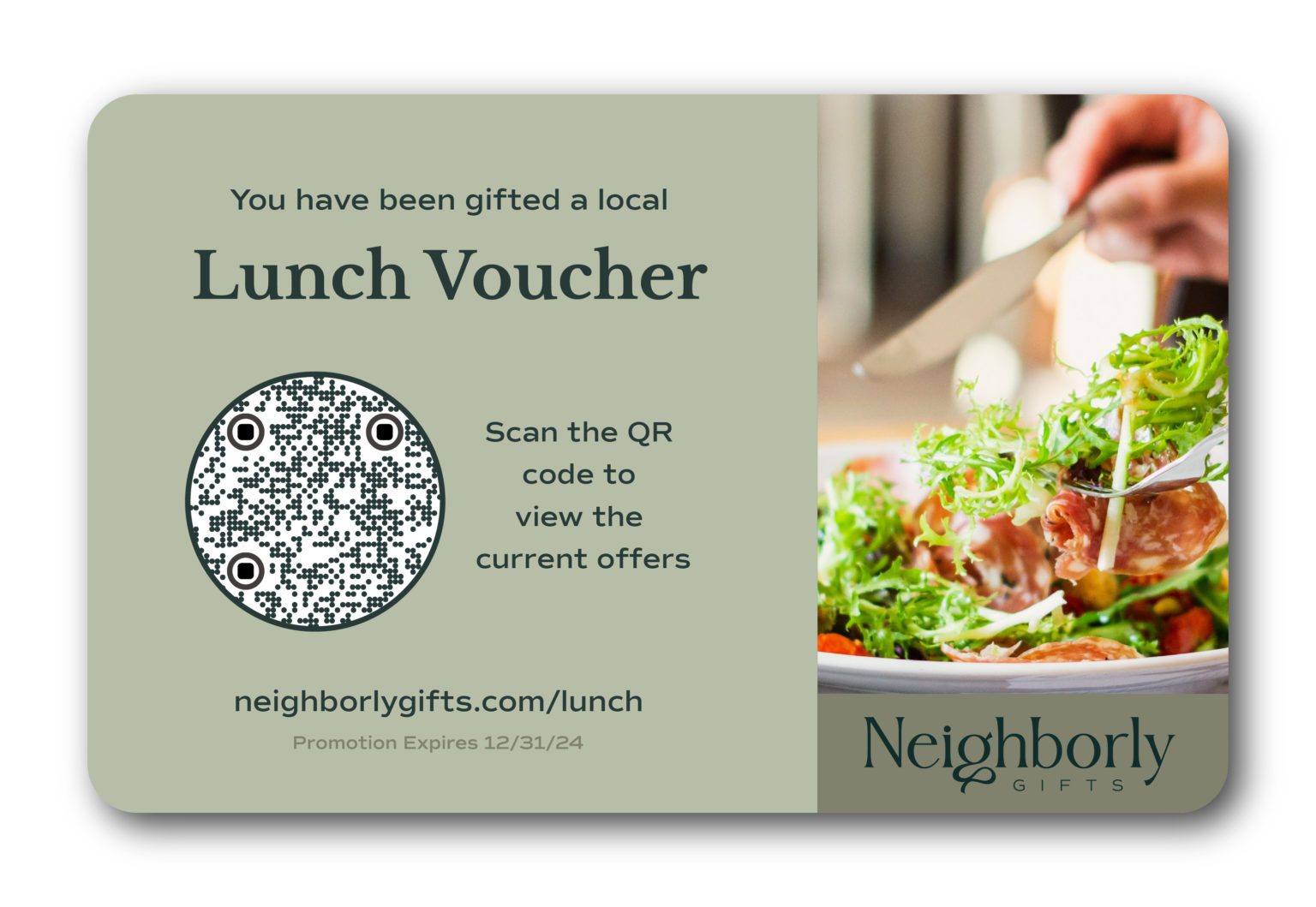 Special offers on restaurant vouchers